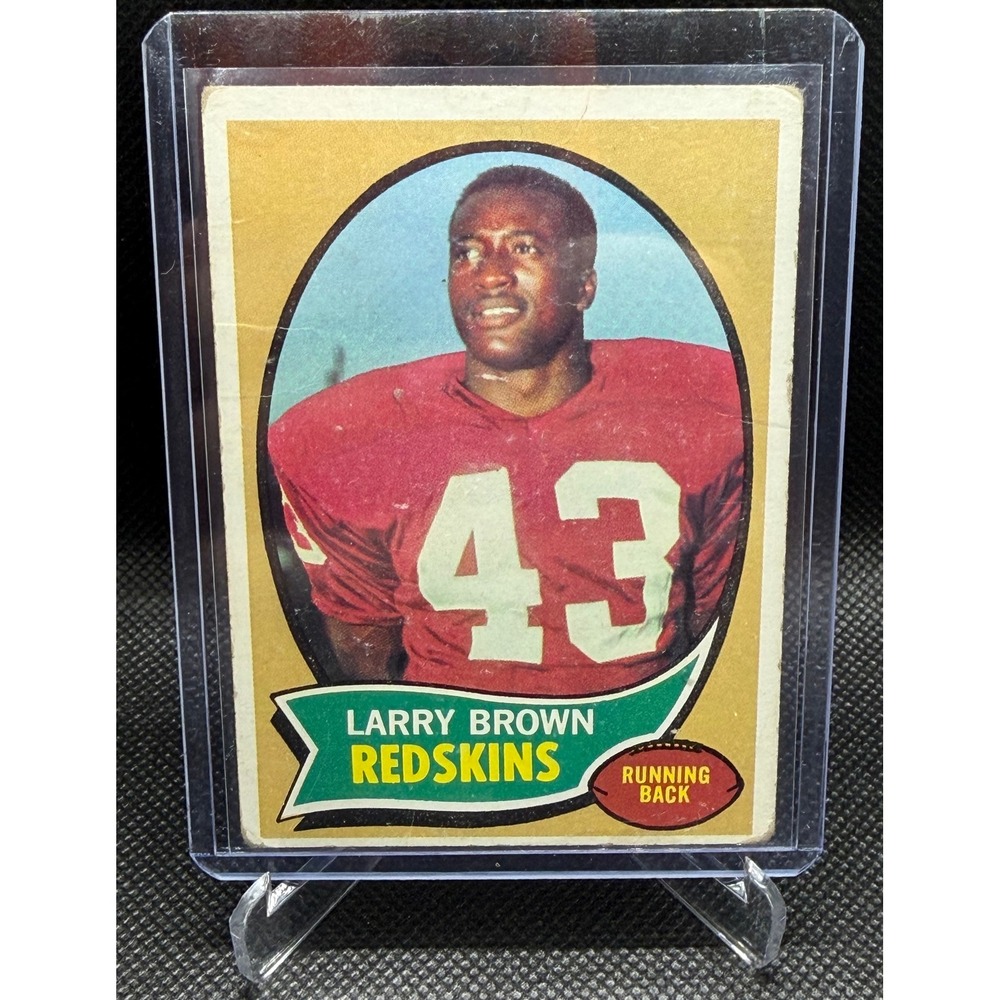 1970 Topps Larry Brown 24 Washington Redskins RB Vintage Football Card